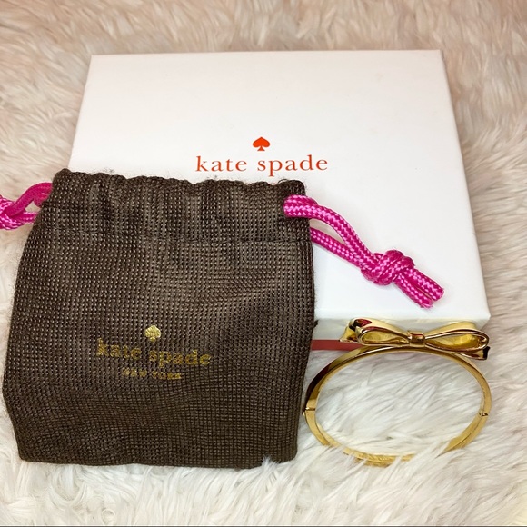 Kate Spade Gold Bow Bangle Bracelet
